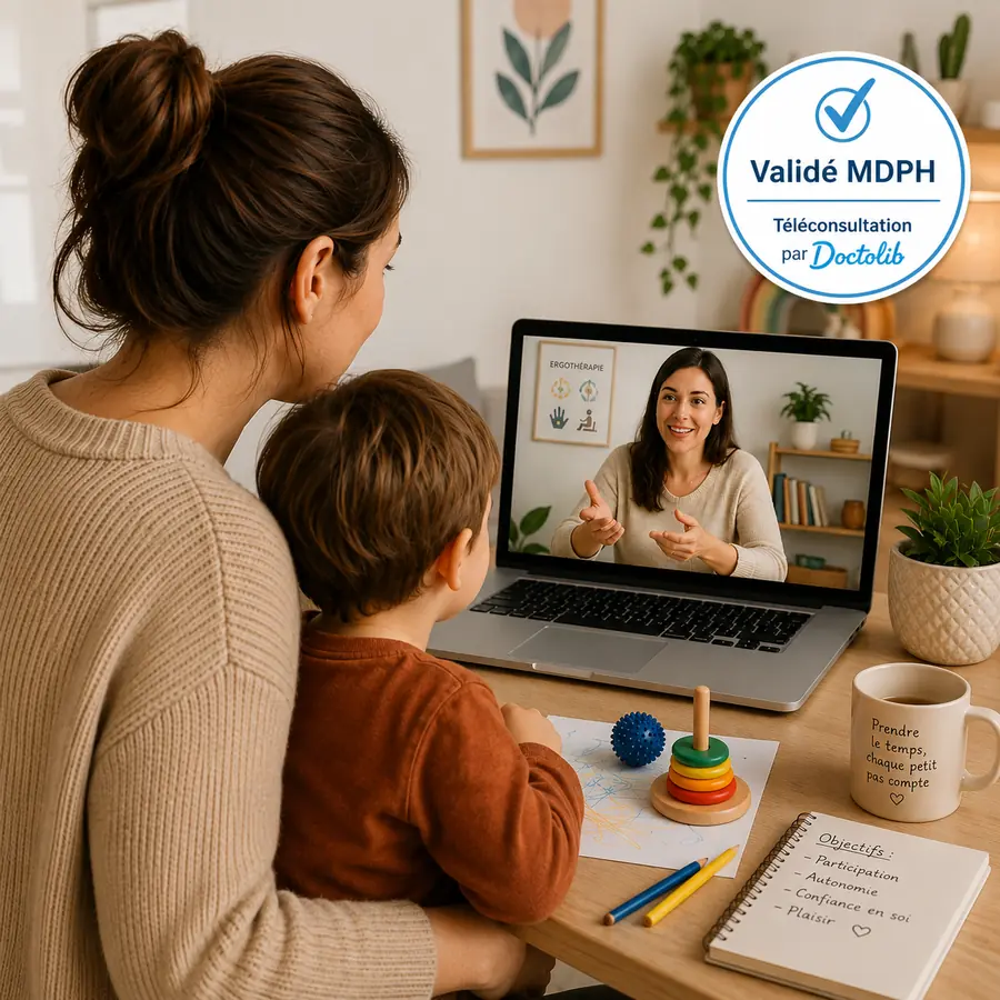 Bilan en ergothérapie en téléconsultation Doctolib pour enfant, Ergothérapeute Metz